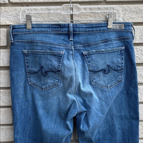 Ag Adriano Goldschmied The Stevie Ankle Slim Straight Ankle Jeans Size 32R - Picture 8 of 10